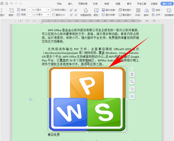 WPS文档技巧—图片插入文档为何不能完全显示-小平平