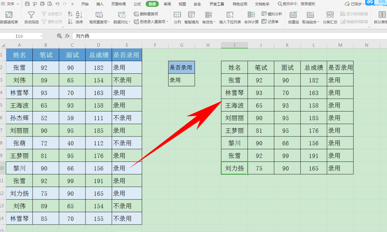 Excel表格技巧—一键提取符合条件的数据到指定位置-小平平