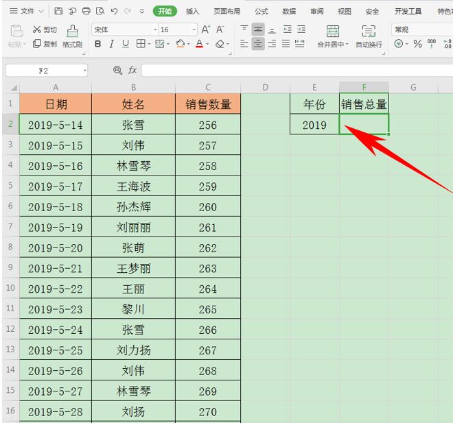Excel 表格技巧—如何巧用函数汇总年度数据-小平平